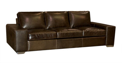 Brown Leather Sofa