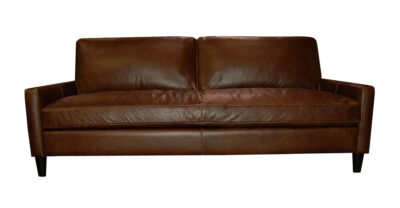 Brown Leather Sofa