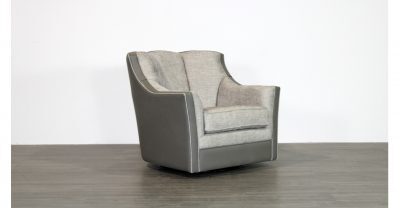 Leather Fabric Swivel Chair