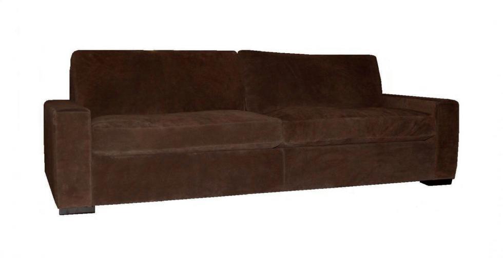 Manhattan Suede Leather Sofa