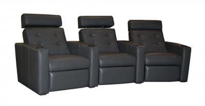 Leather Headrest Theatre Seating