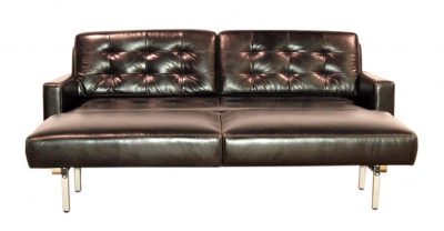 Oslo Opened Leather Sleeper Sofa