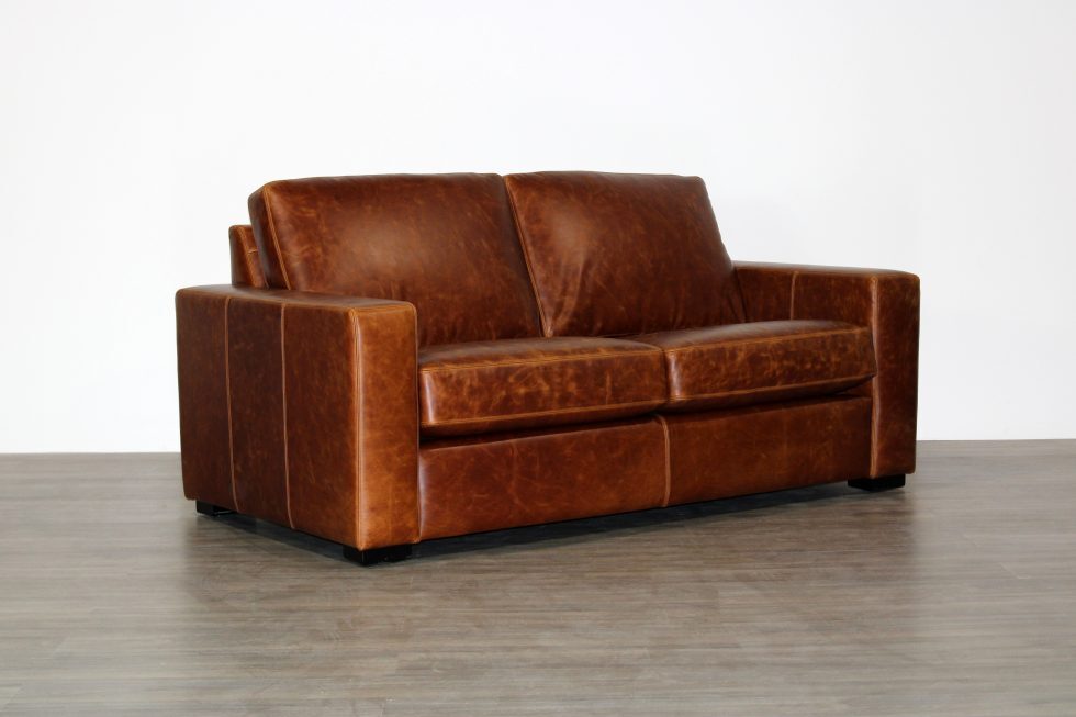 leather condo sofa