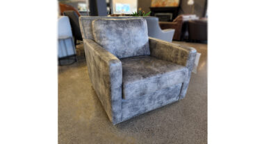 Pretty Leather Swivel Chair